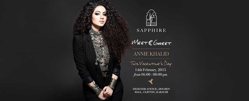 Meet And Greet With Annie Khalid At Sapphire